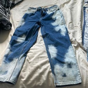 tye dye jeans